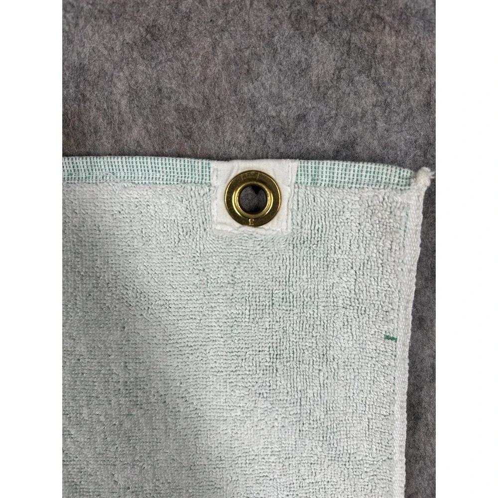 Pinehurst No 2 Putter Boy Golf Bag Towel Green White Grommet 18x23